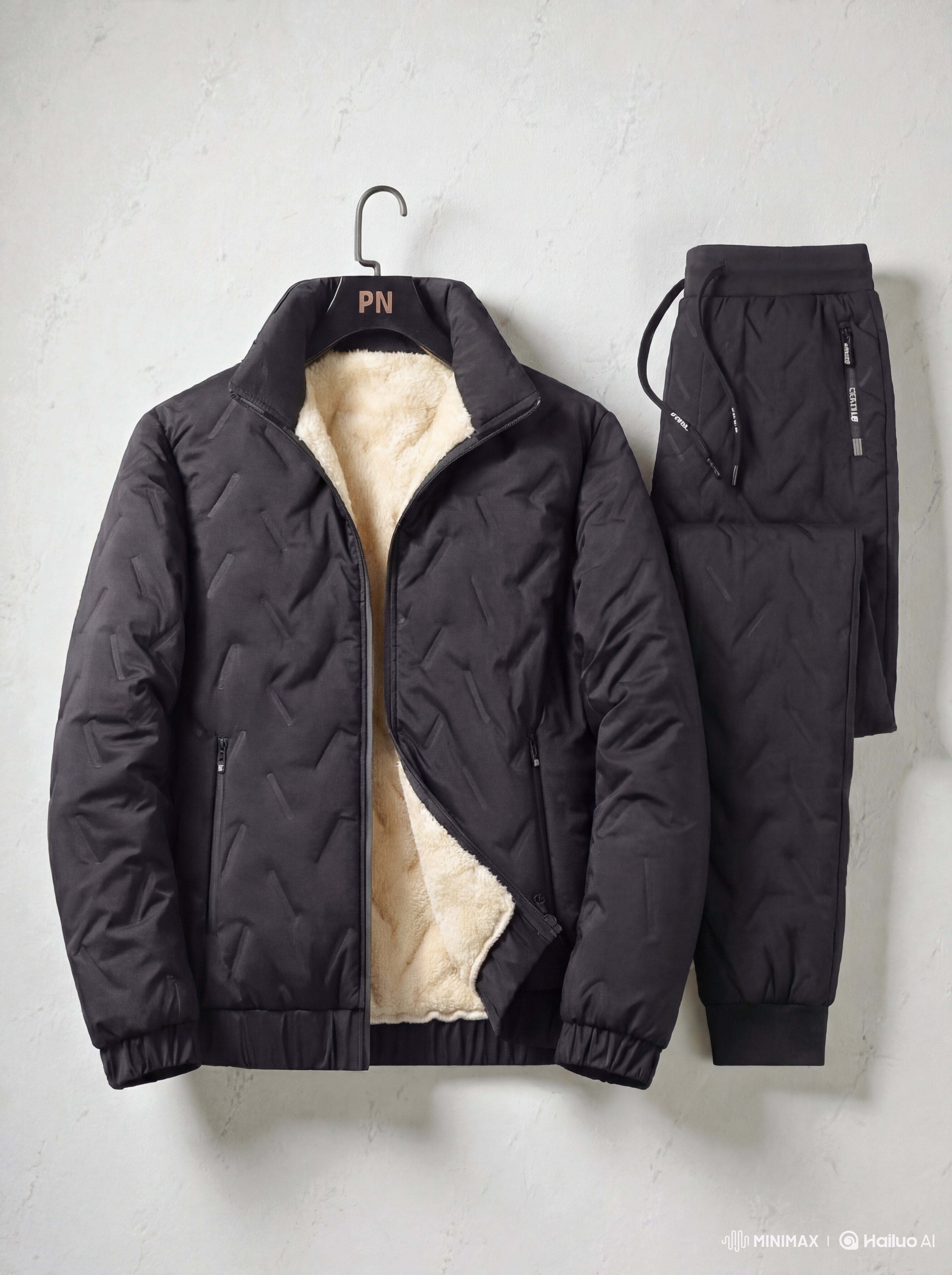 Ensemble Hiver 100% Imperméable – Veste & Pantalon Doublés Polaire